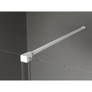 MEXEN/S - Velár sprchovací kút 130 x 85, transparent, biela 871-130-085-01-20