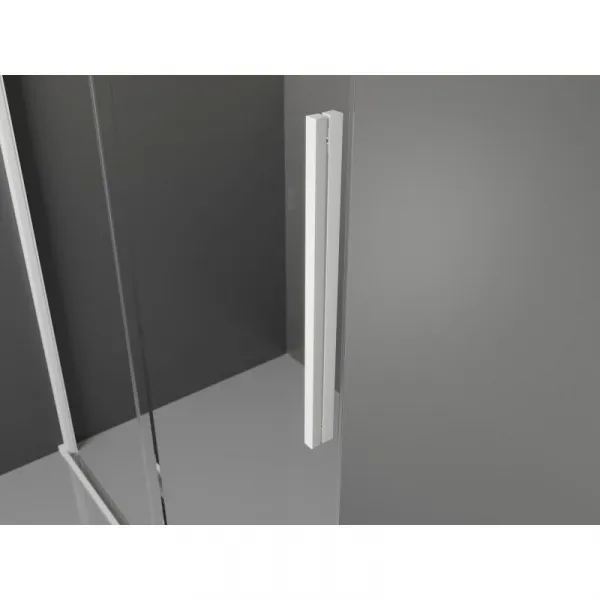 MEXEN/S - Velár sprchovací kút 130 x 85, transparent, biela 871-130-085-01-20