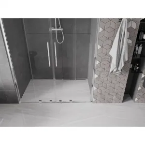 MEXEN/S - Velar Duo posuvné sprchové dvere 150, transparent, chróm 871-150-000-02-01