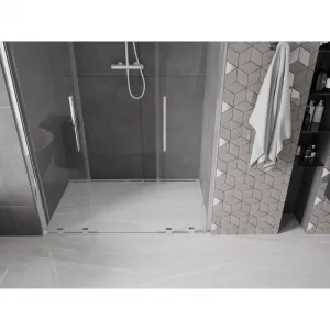 MEXEN/S - Velar Duo posuvné sprchové dvere 150, transparent, chróm 871-150-000-02-01