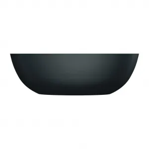 OMNIRES - SHELL M+ voľne stojaca vaňa, 160 x 75 cm, s odpadom, čierna láva SHELLWWBLV