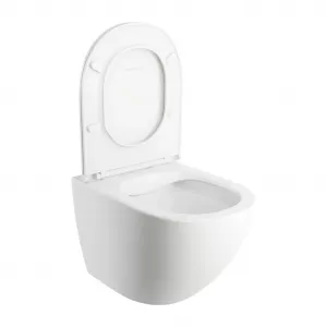 OMNIRES - OTTAWA bezrámové závesné WC so sedátkom, 49x36,5 cm, matná biela OTTAWAMWBM