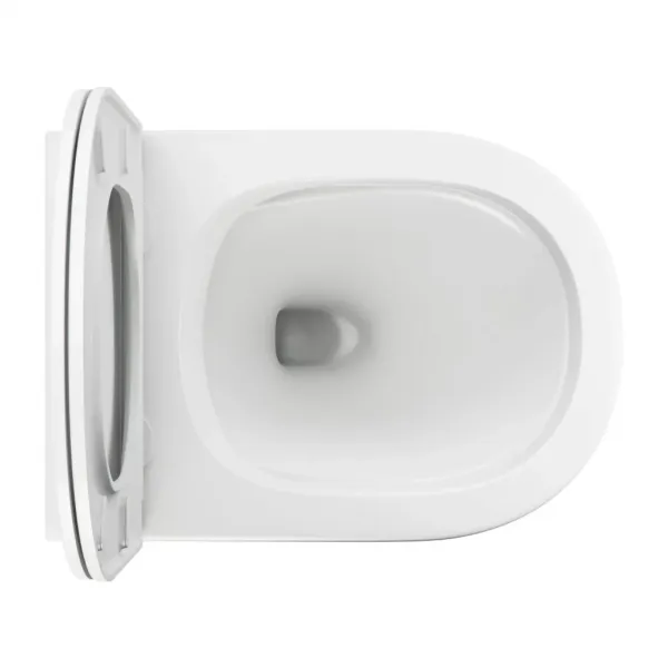 OMNIRES - OTTAWA bezrámové závesné WC so sedátkom, 49x36,5 cm, matná biela OTTAWAMWBM