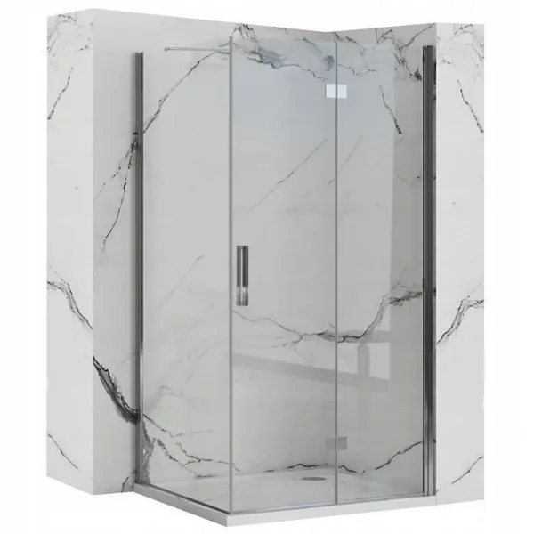 REA/S - Sprchová kabína Molier Chrom 90x90 KPL-K0539