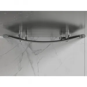 MEXEN - Helios vykurovací rebrík/radiátor 800 x 600 mm, 355 W, chróm W103-0800-600-00-01