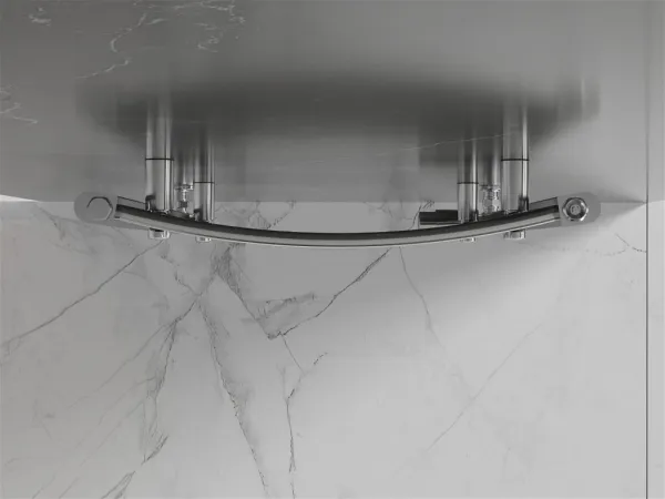 MEXEN - Helios vykurovací rebrík/radiátor 1500 x 500 mm, 537 W, chróm W103-1500-500-00-01