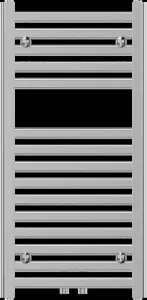 MEXEN - Hades vykurovací rebrík/radiátor 800 x 400 mm, 249 W, chróm W104-0800-400-00-01