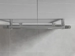 MEXEN - Mars vykurovací rebrík/radiátor 900 x 600 mm, 339 W, chróm W110-0900-600-00-01