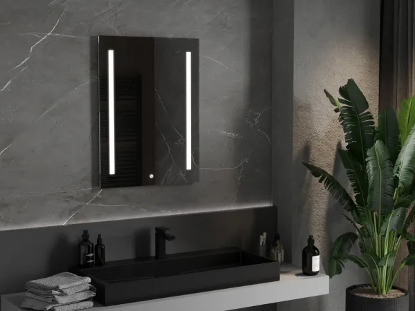 MEXEN - Remi zrkadlo s osvetlením 60 x 80, LED 6000K, 9804-060-080-611-00