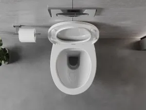 MEXEN - Egg Závesná WC misa vrátane sedátka s slow-slim, Duroplastu, biela 30245000