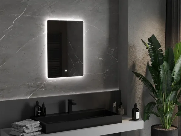 MEXEN - Sun zrkadlo s osvetlením 50 x 70, LED 6000K, 9807-050-070-611-00