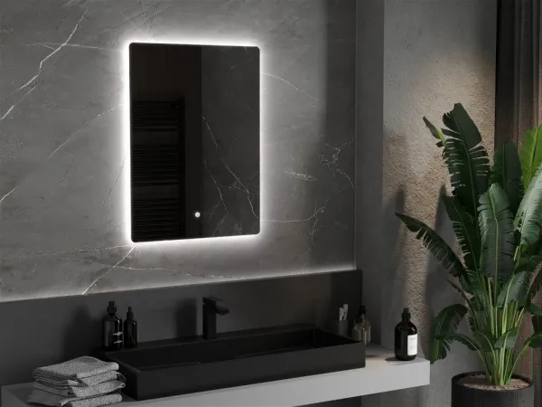 MEXEN - Sun zrkadlo s osvetlením 60 x 80, LED 6000K, 9807-060-080-611-00