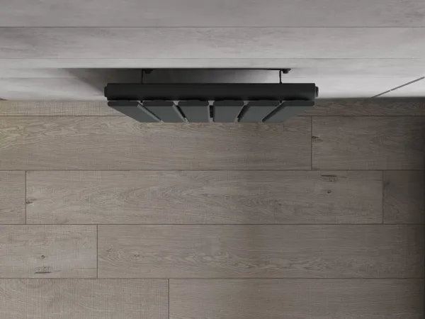 MEXEN - Boston vykurovací rebrík/radiátor 1200 x 452 mm, 611 W, antracit W213-1200-452-00-66