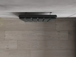 MEXEN - Boston vykurovací rebrík/radiátor 1200 x 452 mm, 611 W, antracit W213-1200-452-00-66