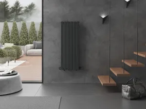 MEXEN - Boston vykurovací rebrík/radiátor 1200 x 452 mm, 611 W, antracit W213-1200-452-00-66
