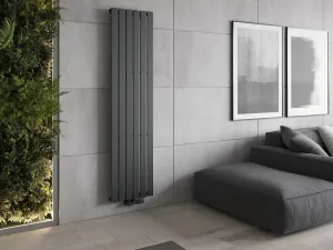 MEXEN - Boston vykurovací rebrík/radiátor 1800 x 452 mm, 888 W, antracit W213-1800-452-00-66