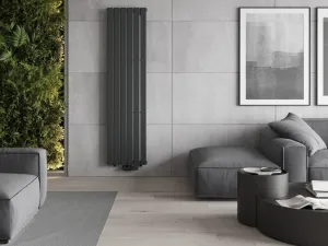 MEXEN - Boston vykurovací rebrík/radiátor 1800 x 452 mm, 888 W, antracit W213-1800-452-00-66