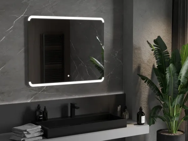 MEXEN - Nida zrkadlo s osvetlením 100 x 80, LED 600 9806-100-080-611-00