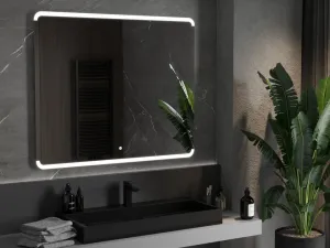 MEXEN - Nida zrkadlo s osvetlením 120 x 100, LED 600 9806-120-100-611-00