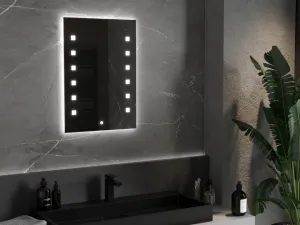 MEXEN - Ner zrkadlo s osvetlením 50 x 70, LED 600 9809-050-070-611-00