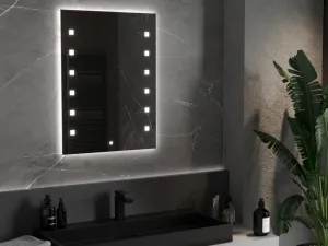 MEXEN - Ner zrkadlo s osvetlením 60 x 80, LED 600 9809-060-080-611-00
