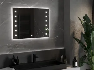 MEXEN - Ner zrkadlo s osvetlením 80 x 60, LED 600 9809-080-060-611-00