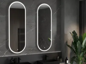MEXEN - Bono zrkadlo s osvetlením 55 x 155, LED 600 9816-055-155-611-00