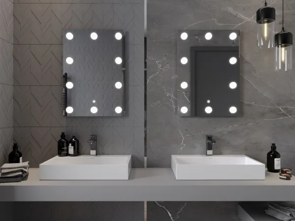 MEXEN - Dona zrkadlo s osvetlením 50 x 70, LED 600 9818-050-070-611-00