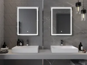 MEXEN - Miko zrkadlo s osvetlením 60 x 80, LED 600 9819-060-080-611-00