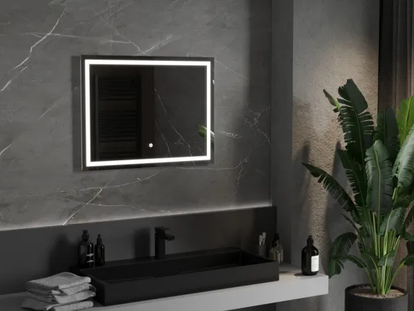 MEXEN - Miko zrkadlo s osvetlením 80 x 60, LED 600 9819-080-060-611-00