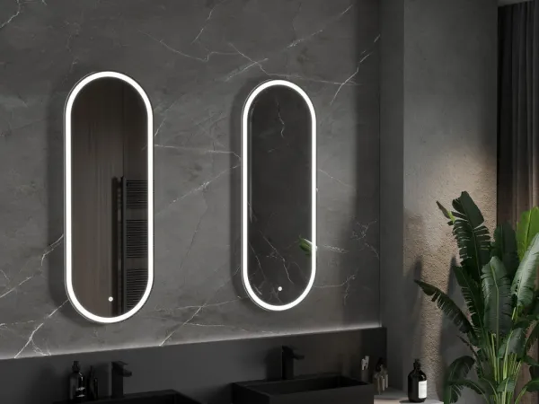 MEXEN - Bono zrkadlo s osvetlením 45 x 120, LED 600 9816-045-120-611-00