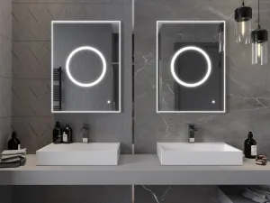 MEXEN - Koga zrkadlo s osvetlením 60 x 80, LED 600 9821-060-080-611-00