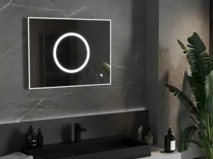 MEXEN - Koga zrkadlo s osvetlením 80 x 60, LED 600 9821-080-060-611-00