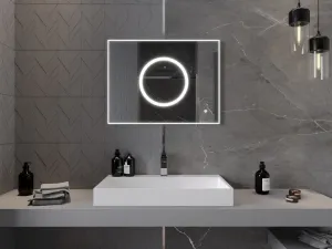 MEXEN - Koga zrkadlo s osvetlením 80 x 60, LED 600 9821-080-060-611-00