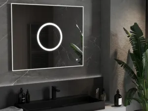 MEXEN - Koga zrkadlo s osvetlením 100 x 80, LED 600 9821-100-080-611-00