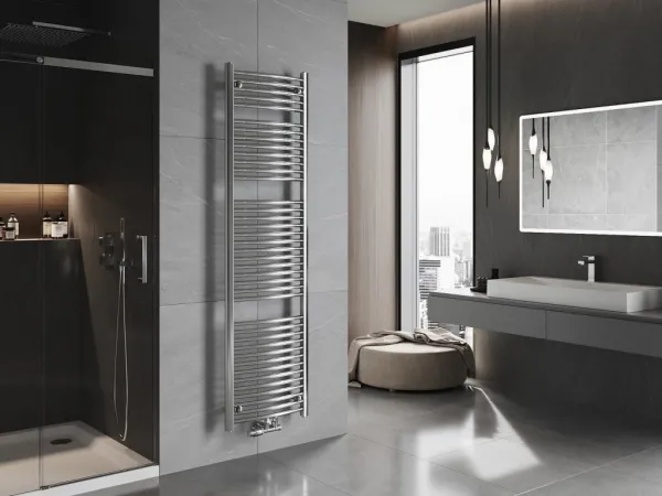 MEXEN - Ares vykurovací rebrík/radiátor 1800 x 500 mm, 647 W, chróm W102-1800-500-00-01