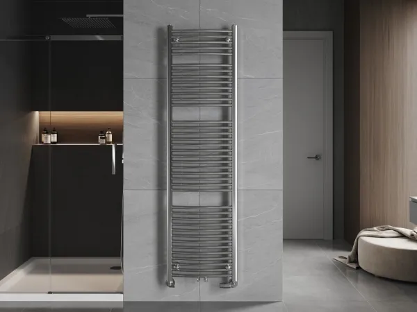 MEXEN - Ares vykurovací rebrík/radiátor 1800 x 500 mm, 647 W, chróm W102-1800-500-00-01