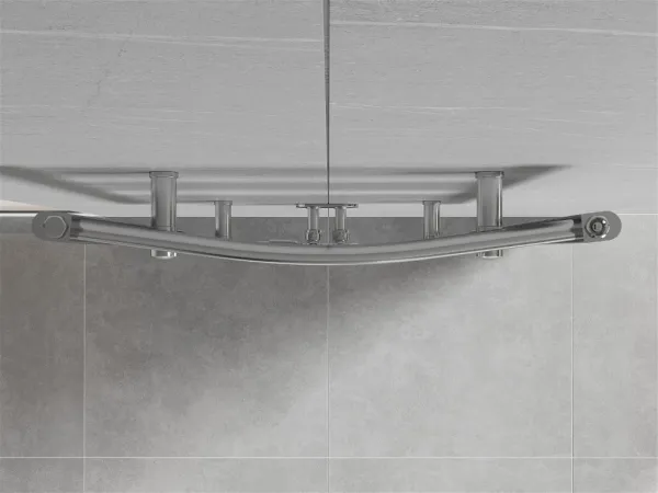 MEXEN - Ares vykurovací rebrík/radiátor 1800 x 600 mm, 756 W, chróm W102-1800-600-00-01