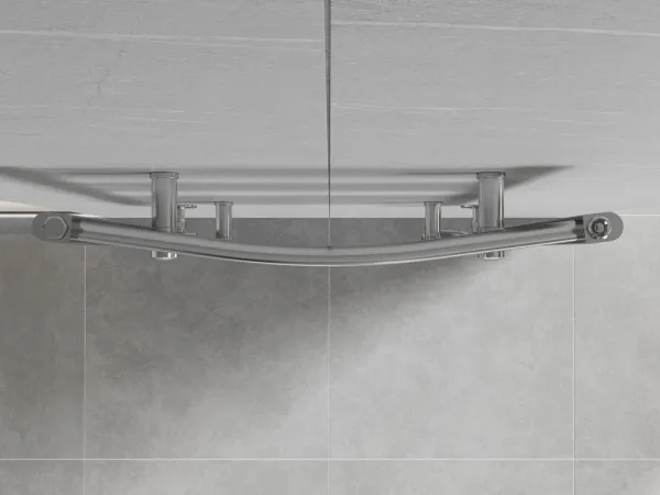 MEXEN - Ares vykurovací rebrík/radiátor 1200 x 600 mm, 490 W, chróm W102-1200-600-00-01