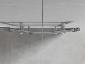 MEXEN - Ares vykurovací rebrík/radiátor 1200 x 600 mm, 490 W, chróm W102-1200-600-00-01