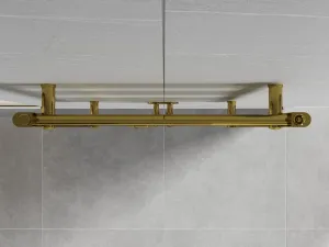 MEXEN - Mars vykurovací rebrík/radiátor 1800 x 600 mm, 752 W, zlatý W110-1800-600-00-50