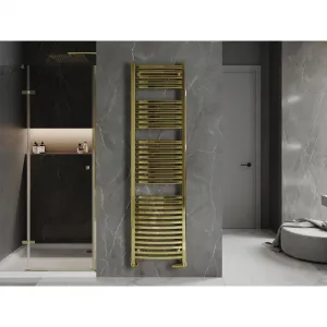 MEXEN - Helios vykurovací rebrík/radiátor 1800 x 500 mm, 671 W, zlatá W103-1800-500-00-50