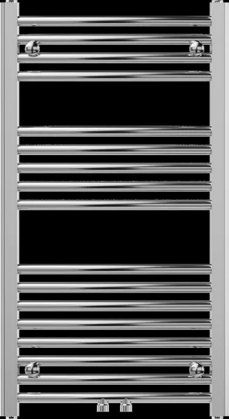 MEXEN - Ares vykurovací rebrík/radiátor 900 x 500 mm, 372 W, chróm W102-0900-500-00-01