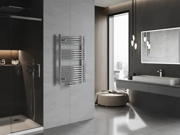 MEXEN - Ares vykurovací rebrík/radiátor 900 x 600 mm, 342 W, chróm W102-0900-600-00-01