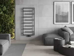 MEXEN - Orlando vykurovací rebrík/radiátor 1380 x 600 mm, 499 W, antracit W207-1380-600-00-66