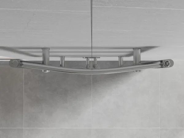 MEXEN - Ares vykurovací rebrík/radiátor 1200 x 600 mm, 490 W, chróm W102-1200-600-00-01