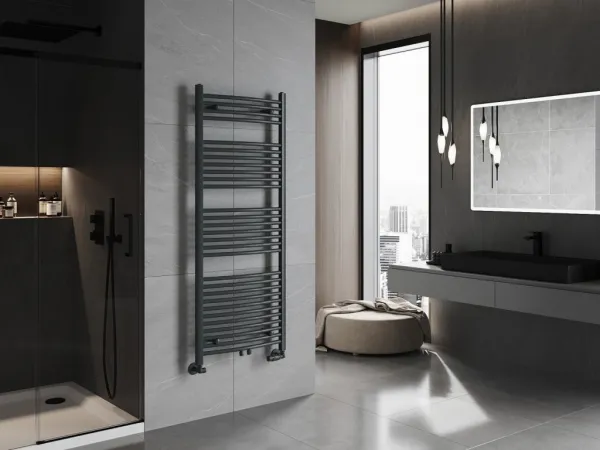 MEXEN - Ares vykurovací rebrík/radiátor 1500 x 600 mm, 733 W, antracit W102-1500-600-00-66