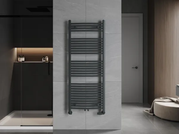 MEXEN - Ares vykurovací rebrík/radiátor 1500 x 600 mm, 733 W, antracit W102-1500-600-00-66