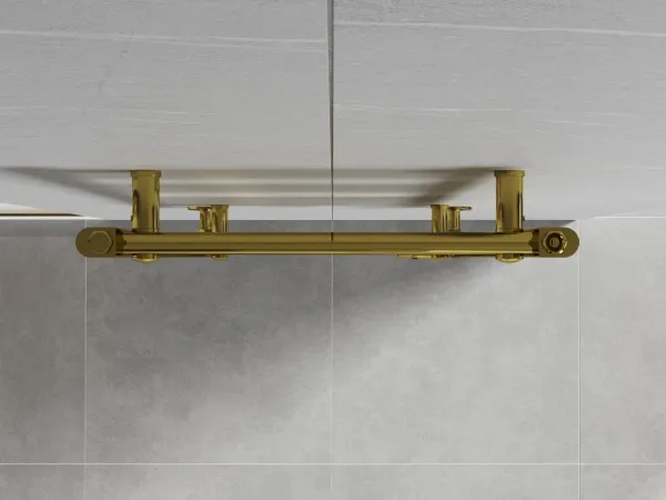 MEXEN - Mars vykurovací rebrík/radiátor 700 x 500 mm, 224 W, zlatý W110-0700-500-00-50