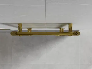 MEXEN - Mars vykurovací rebrík/radiátor 700 x 500 mm, 224 W, zlatý W110-0700-500-00-50